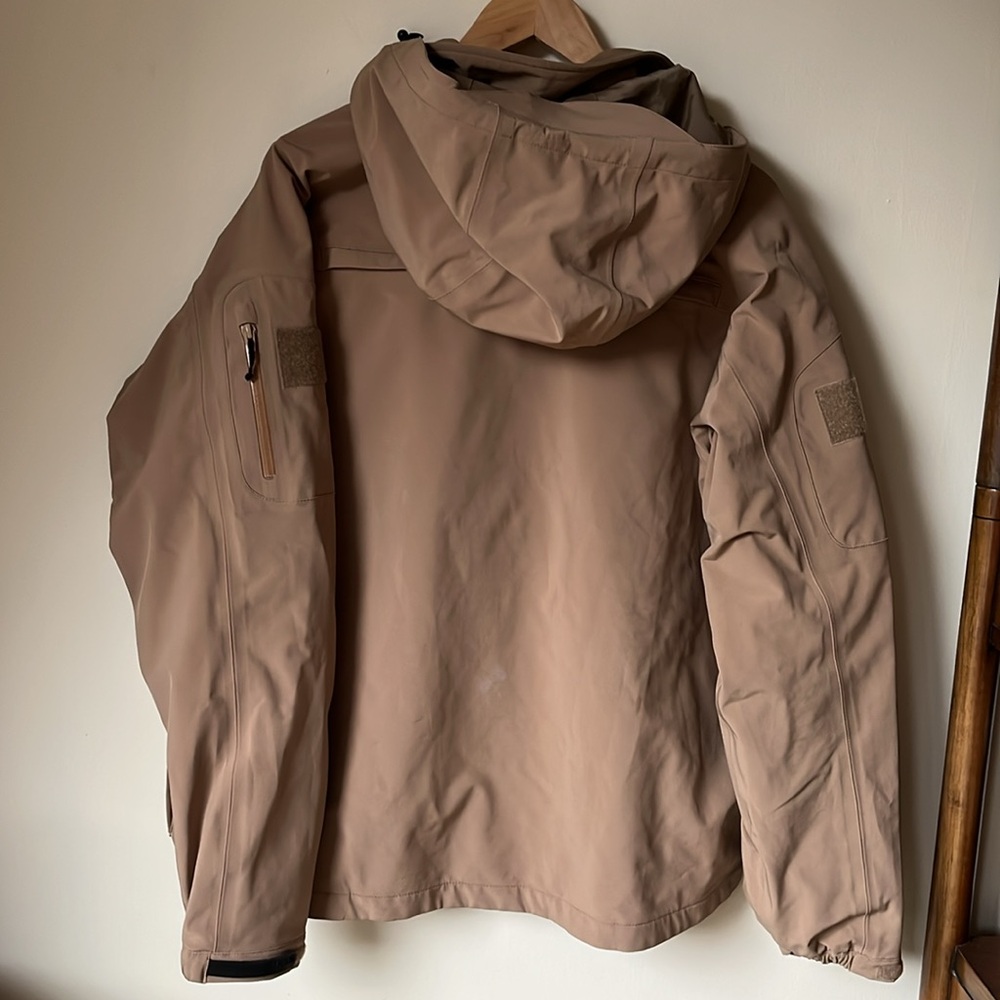 5.11 Tactical Series Tan Performance Jacket with Hood - Picture 2 of 13
